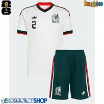 Maglie da calcio Messico Jorge Sanchez #2 Seconda Maglia Bambino Mondiali 2026  Manica Corta (+ Pantaloni corti)